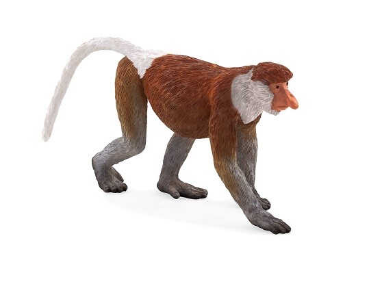 MOJO Proboscis Affe - Realistische Tierfigur Handbemalt, Für Spiel & Sammlung