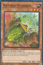 YUGIOH CARD NATURIA STINKBUG HAC1-EN112 1ST EDITION  DUAL TERMINAL