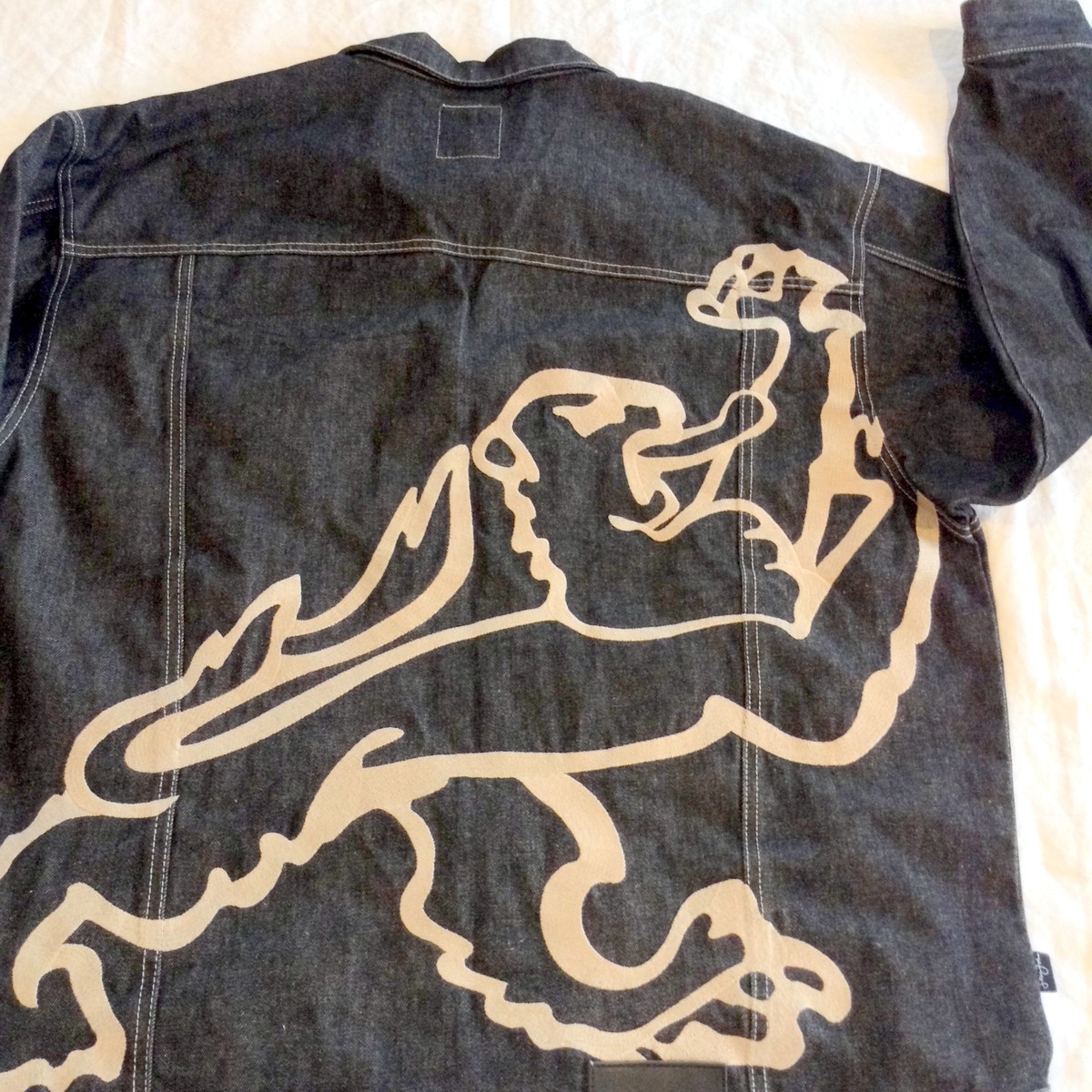 未着用 90's 00's Sean john 本革 ボンバーJKT 刺繍 未着用 90 s 00 s Sean john 本革 ボンバーJKT 刺繍XL LL SEANJOHN