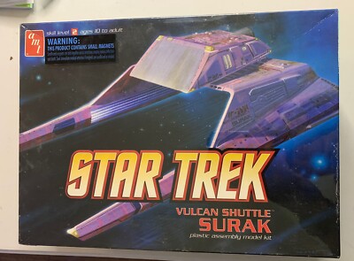New/Unopened 2009 AMT Star Trek Vulcan Shuttle Surak Model Kit AMT 641