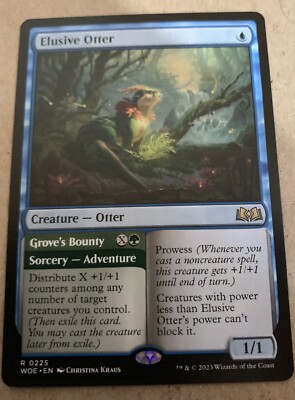 2023 MTG Wilds of Eldraine #225 Elusive Otter
