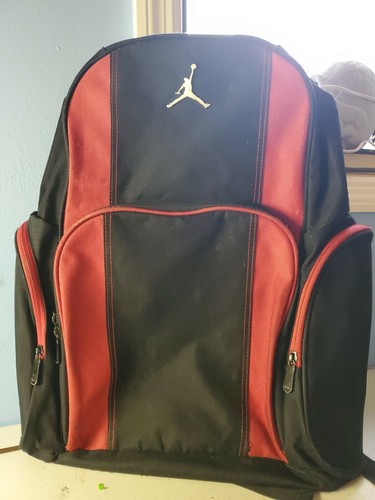 red michael jordan backpack