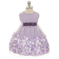 LAVENDER Size XL Baby Girl Dress Special Occasions Party Formal Birthday