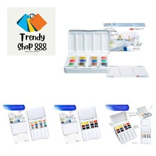 Professional Watercolor Set   12 Full Pans of Extra Fine Artist-Grade Pigment...