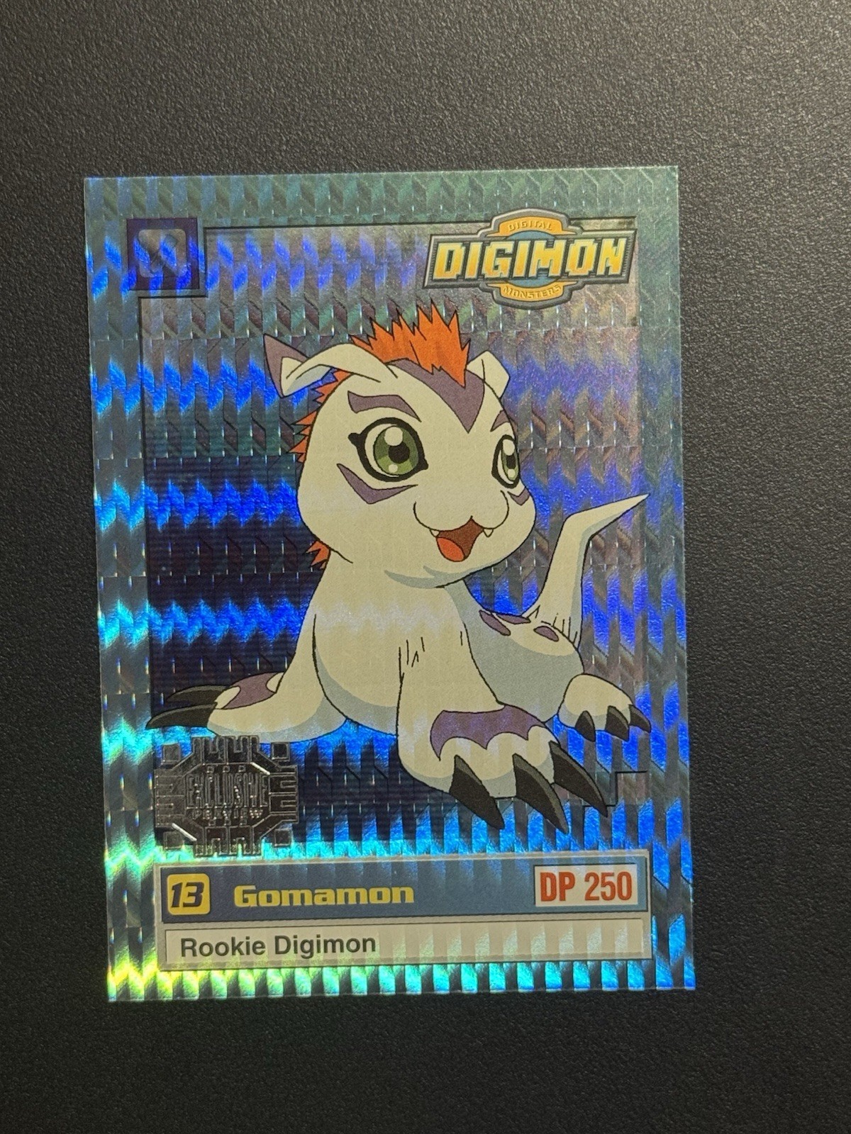 Digimon Animated Series Exclusive Preview Gomamon Prism Holo 13 Upper Deck