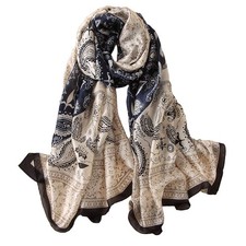 Silk Scarf 100 Mulberry Silk Fashion Scarves Long Lightweight Shawl Wrap 6716