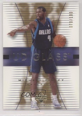 2003-04 UD Glass Gold 70/100 Michael Finley #11 0ex8