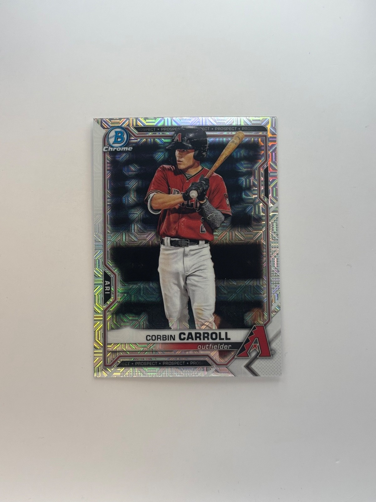 2021 Bowman #BCP-142 Corbin Carroll Chrome Prospects Mojo Refractor