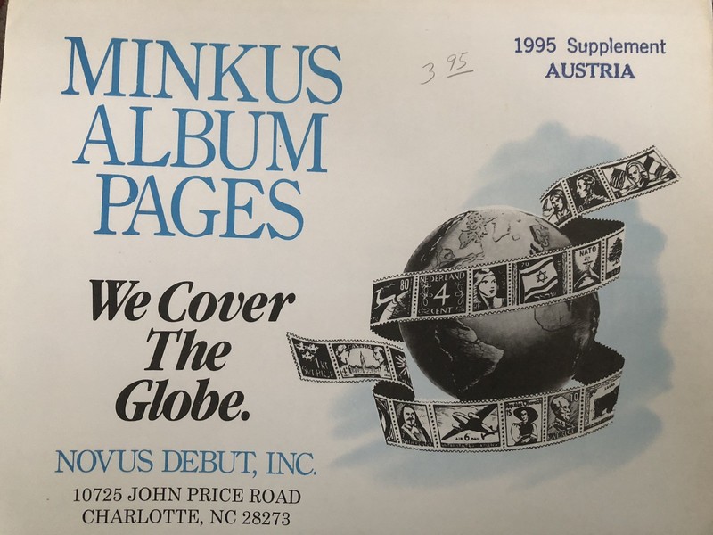 Minkus Austria 1995 Supplement 
