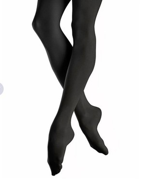 Bloch Endura Black Footed Tights Adult Size C Style T0920L