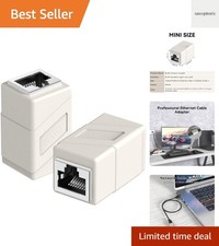 RJ45 Coupler 2-Pack: Female to Female Ethernet Adapters for Reliable Connections