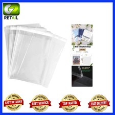Pack of 50 Resealable 9" x 12" Clear Cello Bags - Perfect for Small Business