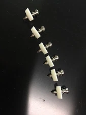 60's Style Nylon Saddle set for Gibson ABR-1 bridge Les Paul Deluxe w screws