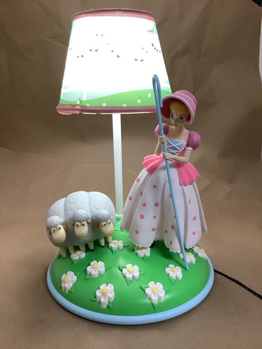 Disney Toy Story Pixar Bo Peep with Sheep Lamp Works 14.5” READ