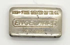 Engelhard .999 Fine Silver 10 Oz Bar 11th Series Bullion Flat Finish #P171634