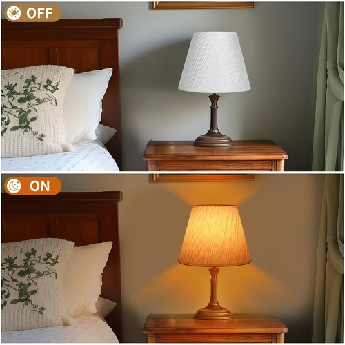 Small Lamp Shade, Barrel Paper Lampshade for Table Lamp and Floor Light, 6x10... - Bild 6 von 8