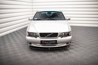 Maxton Design Frontlippe V.1 Passend FüR Volvo C70 Mk1 Schwarz Hochglanz