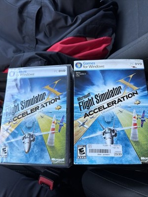 Microsoft Flight Simulator X: Acceleration (PC: Windows, 2007) BRAND NEW/SEALED!