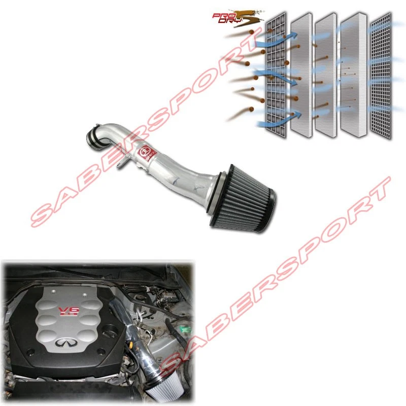 Kit de admisión de aire frío aFe Takeda Stage-2 para Nissan 350Z G35 FX35 2003-2006 Foto 3 de 4