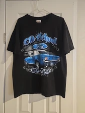 Vintage - Vintage Nascar T Shirt Old School Ford Car Tee Size Large