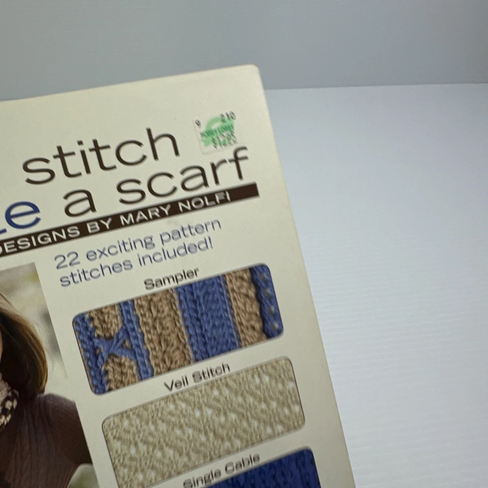 12 diseños de ganchillo Learn a Stitch Create a Scarf de Mary Nolfi Leisure Arts 2008 Foto 2 de 4