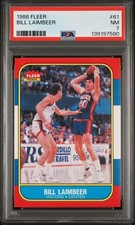 1986-87 Fleer #61 Bill Laimbeer PSA 7