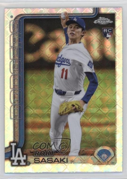 2025 Topps Chrome Logofractor Edition Roki Sasaki #217 Rookie RC