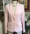 New NWT $85 Women's Classy New York & Company Blush Pink Spring Blazer Jacket 4