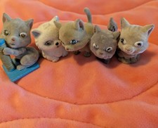 Kitty In My Pocket Vintage Flocked Lot Of 6 Princess The Persian