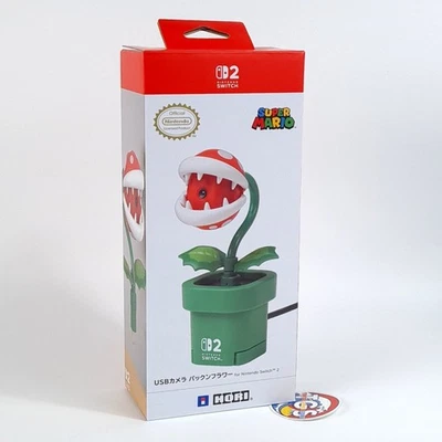 Super Mario Piranha Plant USB Camera for Nintendo Switch 2 Hori Japan New - Photo 1/4