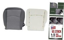 FZJDSD Gray Driver Side Bottom Cloth Seat Cover  Seat Foam Cushion Compatible