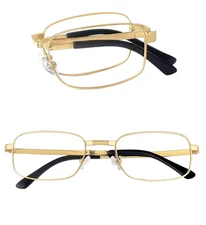 Smart Zoom Reading Glasses Glasses Auto-Focus Folding Readers Titanium Frame