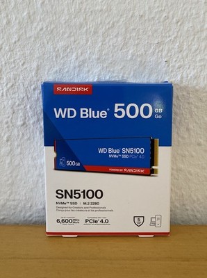Western Digital WD Blue SN5100 NVMe SSD 500GB, M.2 2280, OVP NEU