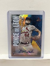 2019 Topps Fire - Fire Autographs Daniel Ponce de Leon #FA-DP (AU, RC)