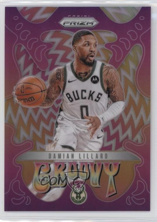 2024-25 Panini Prizm Groovy Damian Lillard #5 1p3t