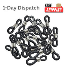 TTSAM 40 Pieces Eyeglass Chain Ends Adjustable Rubber Connectors