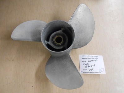669265 Force 1992 90hp 908A92A Outboard Propeller 13-1/2x15 RH 15-spline D19