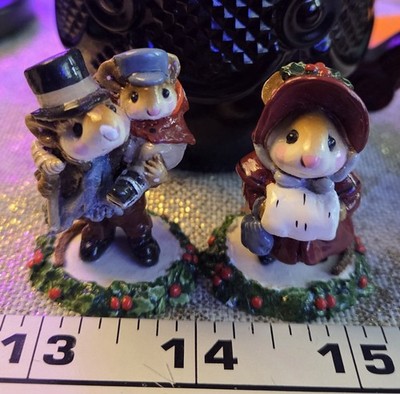 Wee Foresr Folk -  Bob Chratchit & Tiny Tim, with Miss Noel