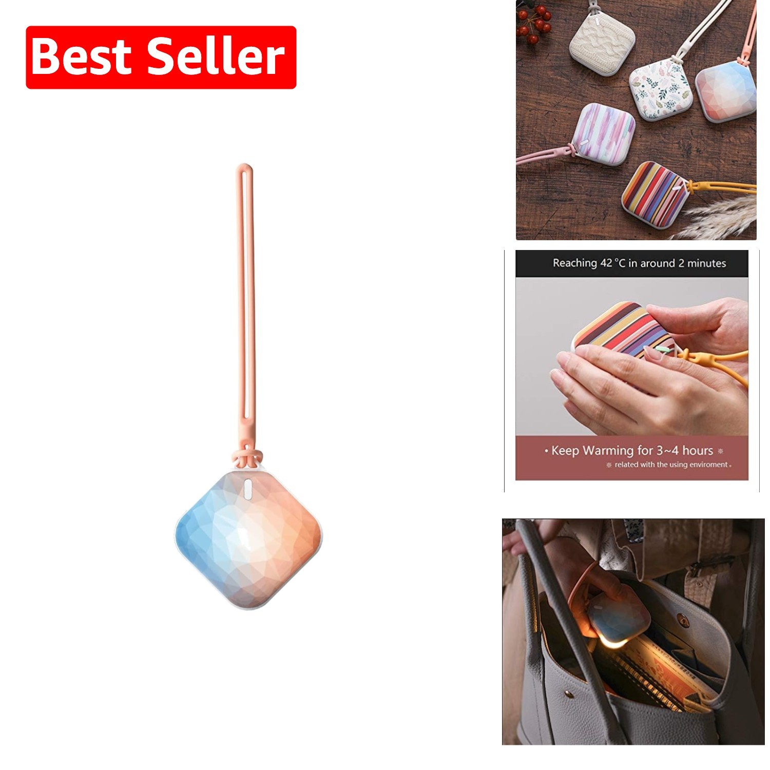 Lightweight Rechargeable Hand Warmer | Lasts 3-4 Hours, Perfect for Outdoors