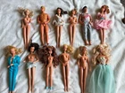 Lot VTG 1960S-1980S Barbie Dolls 12 Some Dressed