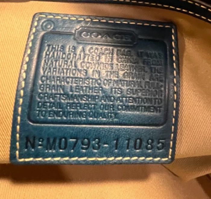 RARA BORSA A TRACOLLA VINTAGE COACH HAMPTONS MIRANDA GRANDE CUPOLA VERDE FORESTA 11085 BORSETTA