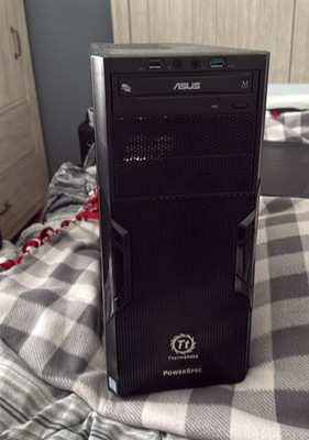 Thermaltake PowerSpec ATX Mid Tower Case Black w/ 600W PSU, intel i5-7500k