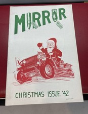 WW2 1942 CENTRAL HIGH SCHOOL philadelphia pa MIRROR  Santa Jeep Cover