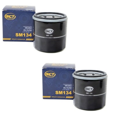 Ölfilter 2X SCT SM134 für Ford Honda Hyundai Kia Mazda Mitsubishi Nissan Renault