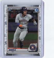 2020 Bowman Draft #BD-133 Zach Daniels Chrome