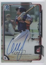 2015 Bowman Chrome Prospects Refractor 399/499 Gio Urshela Giovanny Auto 2x4