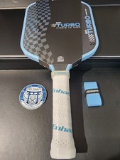Enhance EPP Turbo Hybrid Pickleball Paddle Raw Carbon Fiber 16mm Foam Core NEW