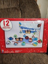 Disney Tsum Tsum Advent Calendar, Collectible Holiday 3in Plush 12pcs