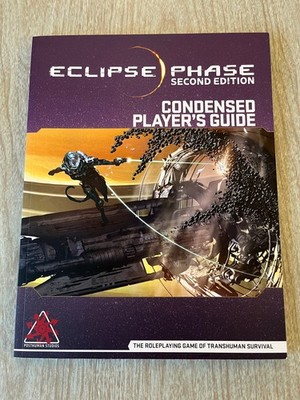 Eclipse Phase Second Edition Condensed Player's Guide Role Playing Game RPG