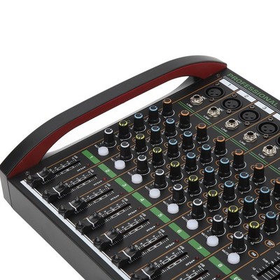 Digitales 8-Kanal-Soundmischpult Mit Bluetooth-Übertragung Und USB-Anschluss